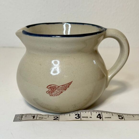 Red Wing Stoneware Mini Pitcher Creamer Classic 4” - Picture 8 of 9